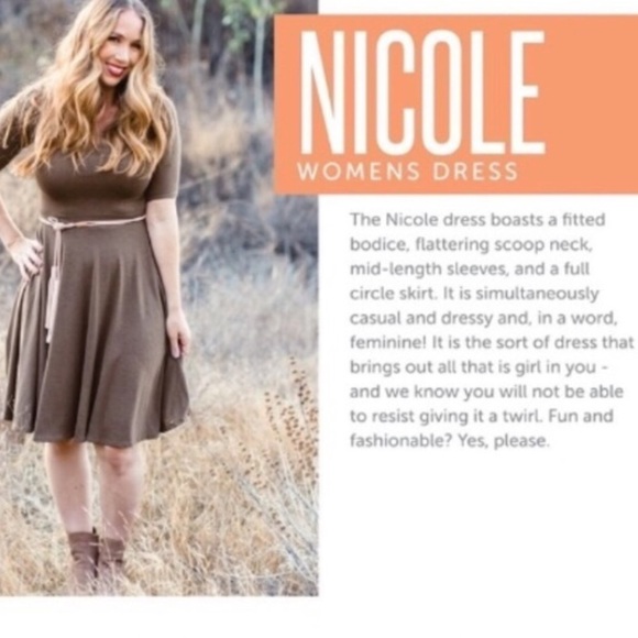 NEW LulaRoe Nicole Polka Dot Fit and Flare Dress Small Office Comfy Stretch USA - Picture 10 of 11